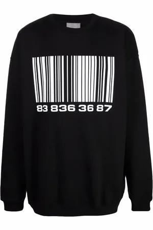 VTMNTS Hoodie con código de barras estampado