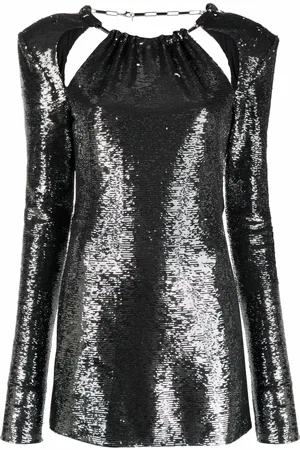 The Attico Vestido con detalles de lentejuelas