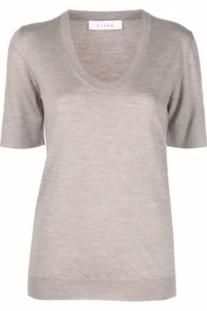 LISKA Top tejido con cuello redondo
