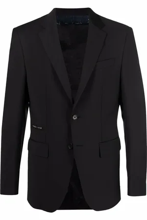 Philipp Plein Blazer Gigolò con motivo de esqueleto