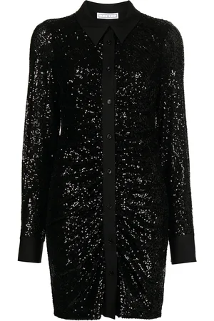 In the Mood for Love Vestido camisero Linda con botones