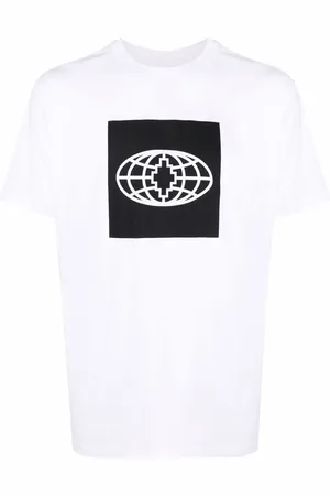 MARCELO BURLON Playera con estampado de globo terráqueo