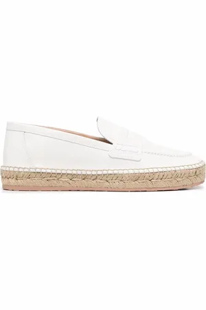 Gianvito Rossi Alpargatas con diseño tejido