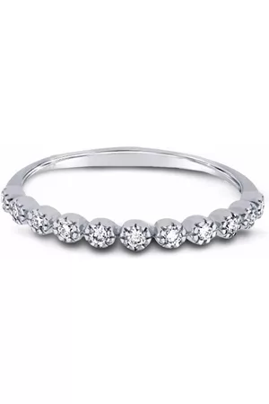 Dinny Hall Anillo Forget Me Not en oro blanco de 14kt con diamantes