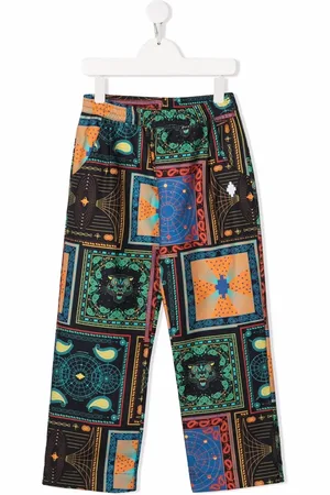 MARCELO BURLON Pantalones con estampado de bandana