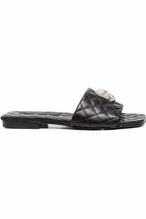 Philipp Plein Sandalias planas con motivo Skull