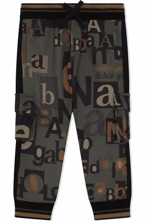 Dolce & Gabbana Pantalones cargo con logo estampado