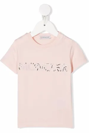 Moncler Playera manga corta con logo estampado