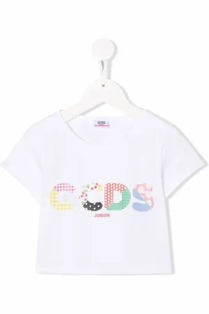 GCDS Playera corta con logo estampado