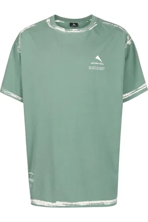 MAUNA KEA Playera con borde pintado