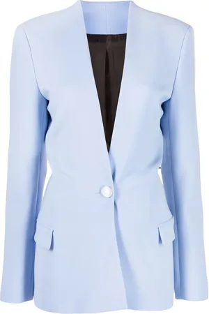 The Attico Blazer sin cuello con botón