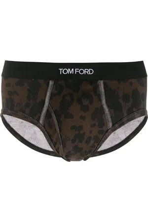 Tom Ford Ropa interior con estampado de leopardo