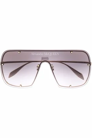 Alexander McQueen Lentes de sol con armazón oversize y efecto degradado