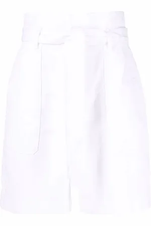Iceberg Shorts de vestir con cinturón