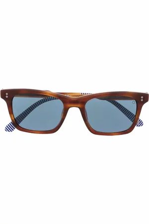 Etnia Barcelona Lentes de sol con armazón estilo carey