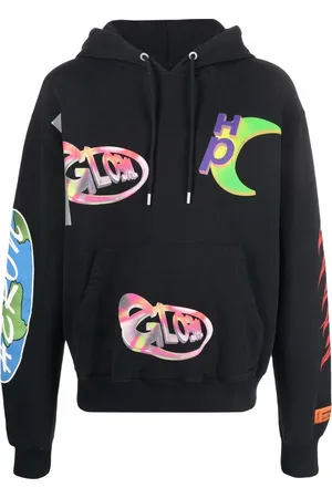 Heron Preston Hoodie con logo estampado