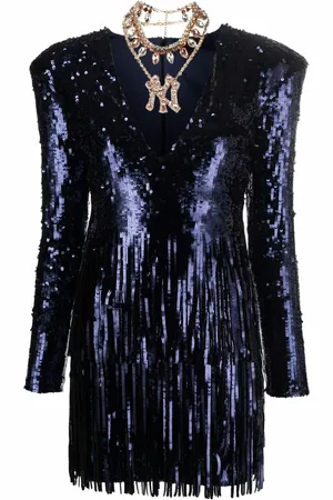 Philipp Plein Vestido corto bordado con lentejuelas
