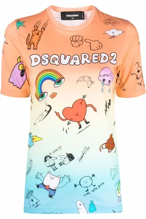 Dsquared2 Playera con estampado gráfico