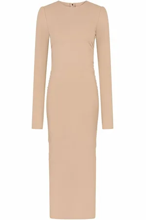 Dolce & Gabbana Vestido midi con detalle drapeado