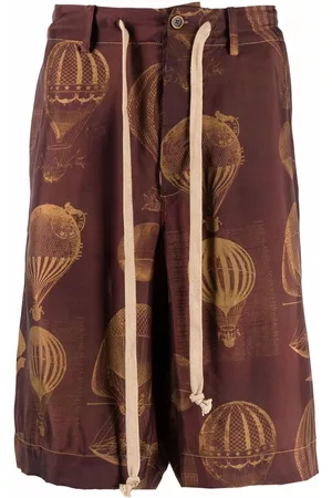 UMA WANG Bermudas con globo estampado