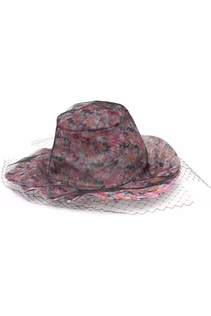 Serafini Sombrero con estampado floral