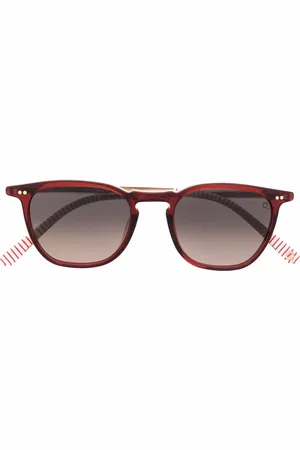 Etnia Barcelona Lentes de sol con armazón estilo carey
