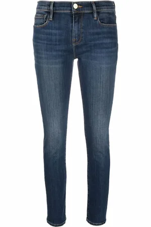 Frame Jeans rectos con tiro medio
