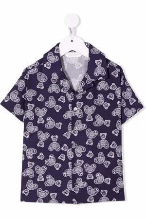 Palm Angels Camisa con estampado de ositos