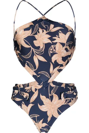 PATBO Traje de baño con estampado floral