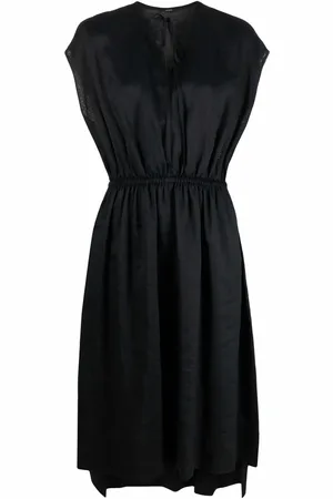 Joseph Vestido sin mangas con detalle fruncido