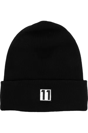 We11 Done Gorro con parche del logo