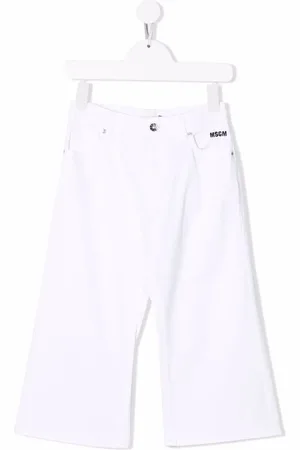 Msgm Jeans anchos con logo estampado