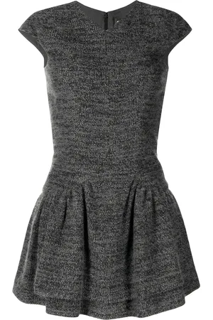 CHANEL Vestido con dobladillo con volantes 2010