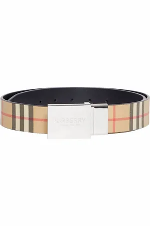 Burberry Cinturón con motivo Vintage Check reversible