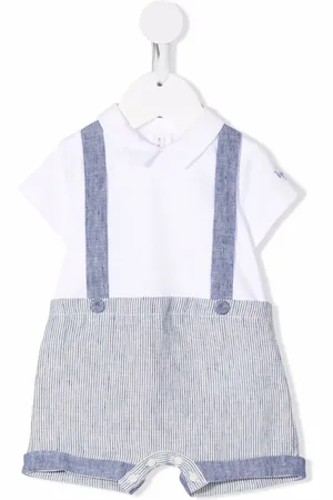 Il gufo Romper con rayas estampadas