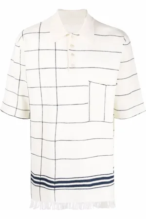 Maison Margiela Playera tipo polo con motivo de rayas
