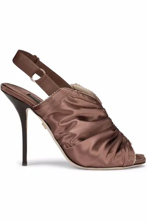 Dolce & Gabbana Sandalias fruncidas con tira trasera