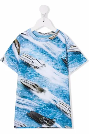 Molo Playera con barco estampado