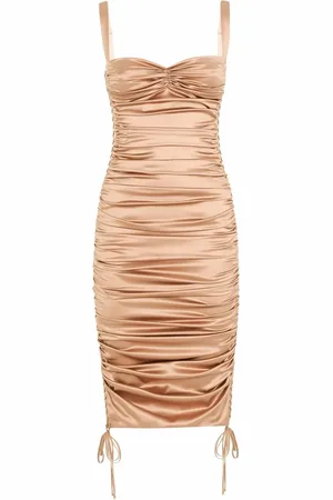 Dolce & Gabbana Vestido midi fruncido