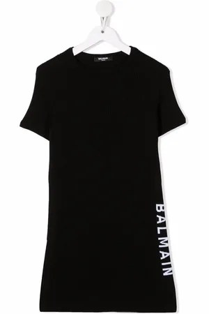 Balmain Vestido estilo playera con diseño color block