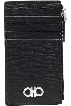 Salvatore Ferragamo Cartera con cierre y logo
