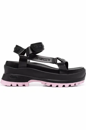 Stella McCartney Sandalias Trace con logo en relieve