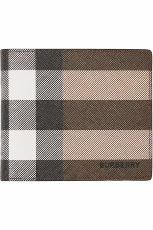 Burberry Cartera con cuadros estampados y logo