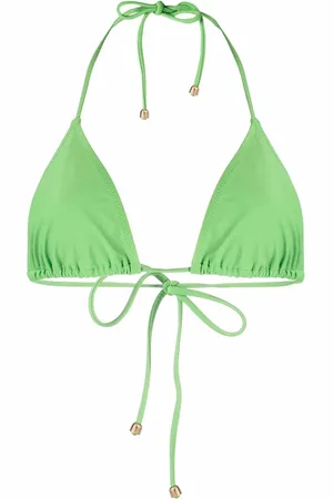 Nanushka Top de bikini con cuello halter