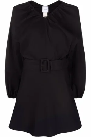 Patou Vestido corto con mangas farol