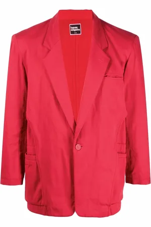 Issey Miyake Saco con solapas de muesca 1970