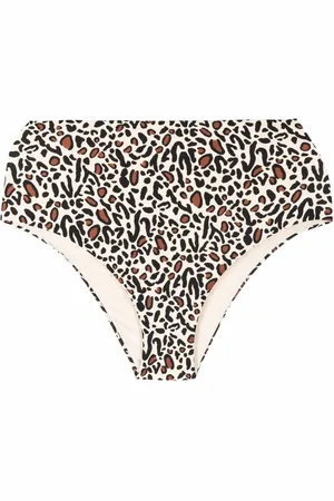 Nanushka Bikini bottom con estampado de leopardo
