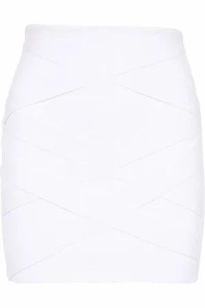 Balmain Minifalda con cintura alta