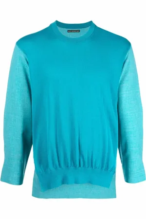 Issey Miyake Suéter con paneles y diseño color block 2000
