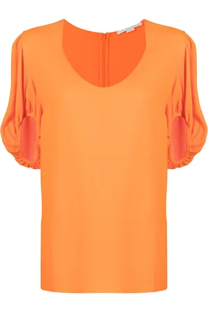 Stella McCartney Top con mangas farol